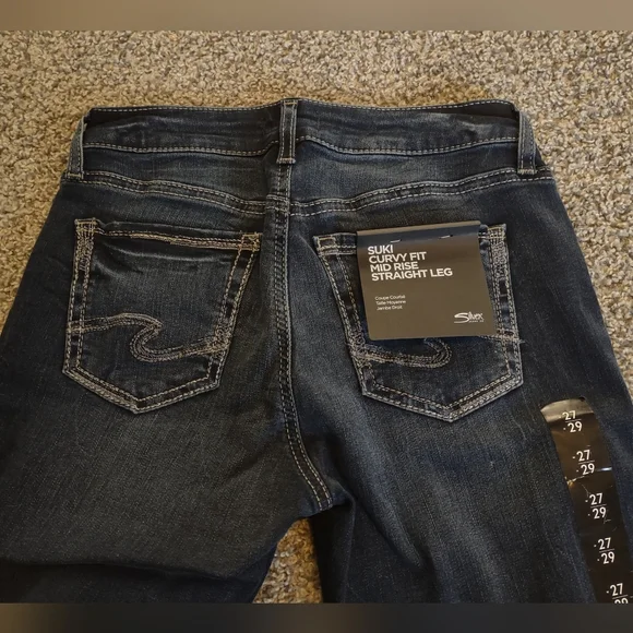 Silver Jeans Co. Suki Curvy Fit Mid Rise Jeans - Picture 5 of 14